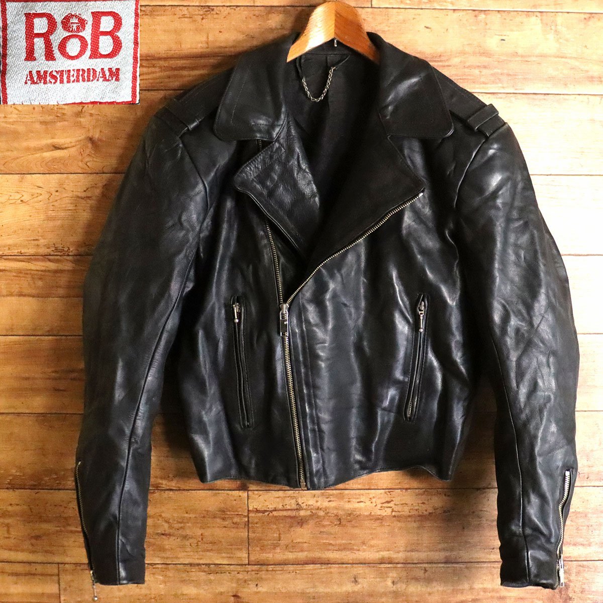 年最新ヤフオク! レザーモーターサイクルジャケットの中古品