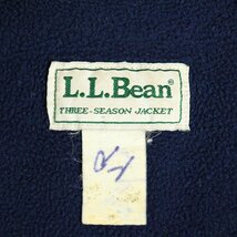 K7J/R5.10-1　80s　L.L.Bean　エルエルビーン　スリーシーズンジャケット　ナイロンジャケット　裏フリース　メンズ　アメリカ古着_画像6