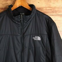 ？3T/R10.25-3　THE NORTH FACE　ノースフェイス　中綿ジャケット　ナイロンジャケット　Lサイズ　ブラック　ジャンパー　ブルゾン_画像2