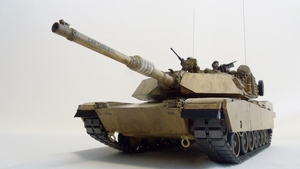 1/35 タミヤ　アメリカ軍　エイブラムス M1A2 イラク戦仕様　完成品