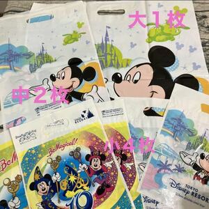 東京ディズニーランド　ビニールショッパー　お土産袋　東京ディズニーシー10周年
