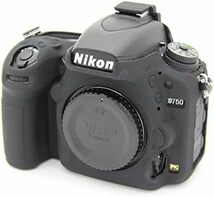 ブラックA Nikon デジタル一眼レフカメラ D750 シリコンカバー カメラケース カメラカバー ブラックA_画像1