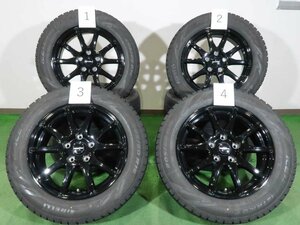 4本 社外 16インチ 6.5J +53 5H PCD 114.3 スタッドレス ピレリ アイスアシンメトリコ+ 2020年 205/60R16 ヴォクシー ノア ステップワゴン