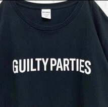 【希少XXLサイズ】WACKOMARIA センターロゴ　半袖Tシャツ ルード　ワコマリア 黒色　ブラック　GUILTY PARTIES プリント オーバーサイズ_画像2