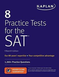 [AF22091303SP-1396]8 Practice Tests for the SAT: 1，200+ SAT Practice Questi