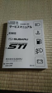 GRB・GRF インプレッサ サービスマニュアル 配線図