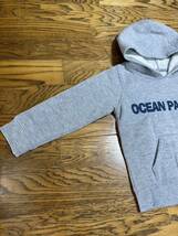 110サイズ パーカー OCEAN PACEFIC ★匿名配送 トレーナー フードつき_画像2