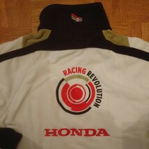 非売品 2006 ラッキーストライク ホンダ レーシング F1チーム 支給品 ハーフジップ フリース ジャケット RACING REVOLUTION Ver. Lサイズ_画像8