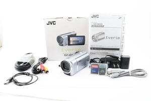 ★☆ ほぼ新品！ JVC Everio GZ-HM450 プレシャスシルバー ビデオカメラ【付属品完備】★☆