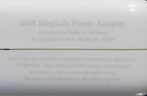 Apple A1344 Magsafe Power Adapter 60W 16.5V 3.65A 新品プラグケーブル付き_画像2