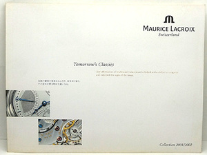 Maurice Lacroix [モーリス・ラクロア] 2001-2002年度 カタログ Tomorrow's Classics