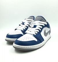 【中古】NIKE AIR JORDAN1 LOW TrueBlue 26.5cm 553558-412　ナイキ　エアジョーダン[240024438214]_画像1