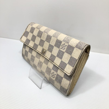 【中古】LOUIS VUITTON　ルイヴィトン ダミエアズール ポルトフォイユ・サラ N61735 R-D[240024415475]_画像3