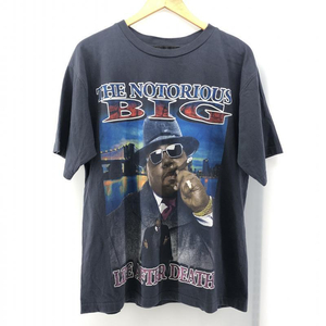 【中古】MARINO MORWOOD ノトーリアスBIG 両面プリント Tシャツ XL チャコール　マリノモアウッド[240024422621]