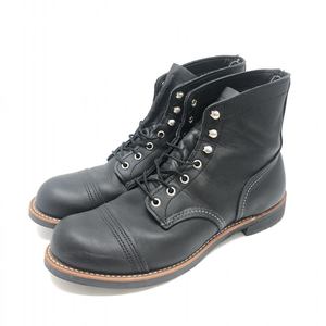 【中古】RED WING 2021年製 8084 アイアンレンジャー 27.5cm ハーネスブラック レッドウィング ブーツ[240024424513]