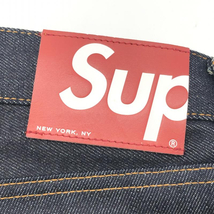 【中古】Supreme Rigid Slim Jean(半タグ付き) W38 インディゴ　シュプリーム[240024431155]_画像4