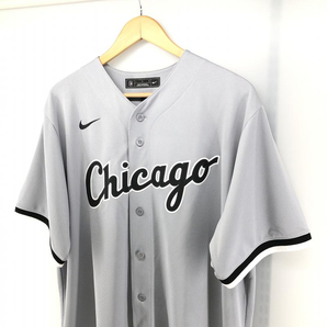 【中古】NIKE シカゴ・ホワイトソックス ベースボールシャツ L グレー ナイキ[240024432355]の画像2