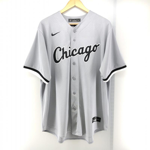 【中古】NIKE シカゴ・ホワイトソックス ベースボールシャツ L グレー ナイキ[240024432355]の画像1