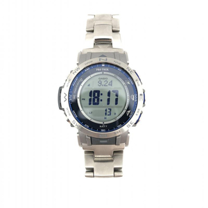 【中古】CASIO CASIO PROTREK ClimerLine PRW-31YT-7JF ソーラー　箱付き　カシオ[240024433729]