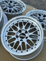 中古ホイール４本セット　BBS LMP072 BBS LMP 071 9J×17H2ET35 8J×17H2ET35 PCD114.3 BBS LMP A07022 (きれいなホイール_画像3