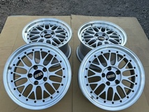 中古ホイール４本セット　BBS LMP072 BBS LMP 071 9J×17H2ET35 8J×17H2ET35 PCD114.3 BBS LMP A07022 (きれいなホイール_画像4