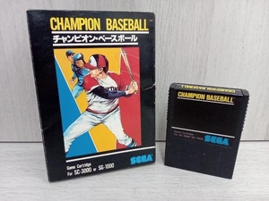 説明書なし セガ CHAMPION BASEBALL SC-3000 SG-1000 チャンピオン・ベースボール