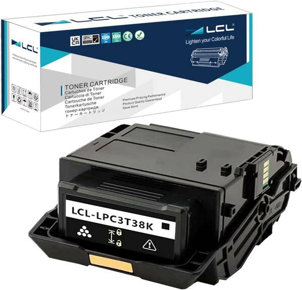 LCL EPSON用 エプソン用 LPC3T37 LPC3T37K LPC3T38 LPC3T38K LPC3T38KV 大容量 互換トナーカートリッジ (1パック ブラック) 