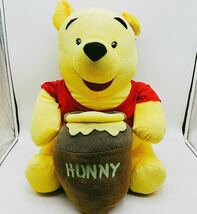 【中古】Disney ディズニー くまのプーさん 特大 ぬいぐるみ 高さ 約60cm the Pooh ビッグサイズ BIG 未使用 ? タグ付き 現状品 DM1031M_画像1