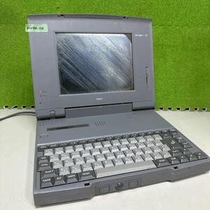 PCN98-533 super-discount PC98 notebook NEC PC-9821Np/340W start-up has confirmed Junk 