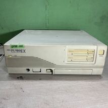 DT98-231 激安 PC98 デスクトップ NEC PC-9801EX2 HDD欠品　起動確認済み　ジャンク_画像1