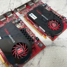 GGA123-3 激安 グラフィックボード AMD FIRE PRO V4900 1G DP-DVI 認識.画像出力のみ確認 2点セット 中古 同梱可能_画像4