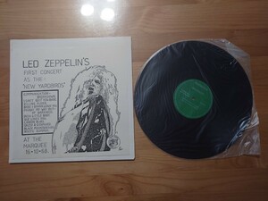 ★レッド・ツェッペリン Led Zeppelin★First Concert As 'The New Yardbirds' At The Marquee 16-10-1968★TMOQ★LPレコード★中古品 