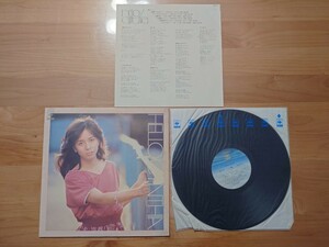 ★南沙織★ハロー！シンシア★ポスター付★25AH273★LPレコード★中古品 ★ジャケット経年汚れ