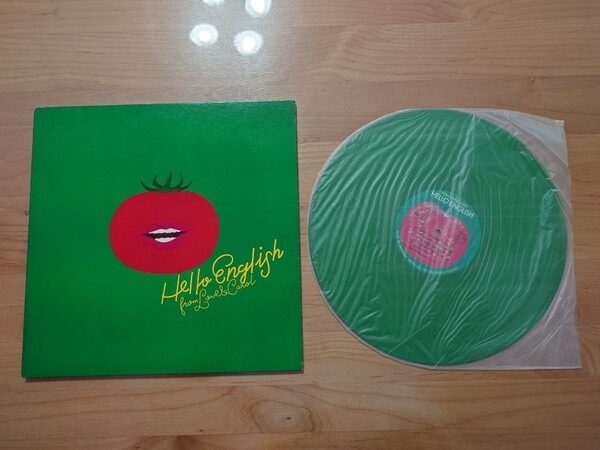 ★HELLO ENGLISH FROM LOVE & CAROL ★LOVE & CAROL ラブ & キャロル★DEL001★LPレコード★カラーレコード★ジャケット汚れあり★中古品