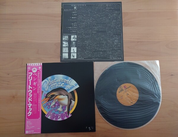 ★フリートウッド・マック Fleetwood Mac★ペンギン PENGUIN★帯付★LPレコード★中古品★ジャケット右下汚れ 、帯汚れ