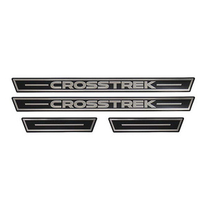 USスバル純正 スカッフプレート フロント/リア 4枚セット ドアシル サイドシルプレート プロテクター CROSSTREKロゴ入 スバル XV GT系