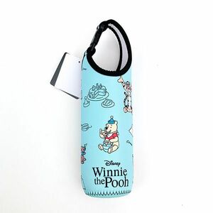 ディズニー くまのプーさん ペットボトルカバー 600ml モスブルー ボトルカバー ランチ アウトドア