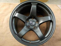 展示品 ENKEI PF05 9.5J INSET12 5-114.3 Matte Dark Gunmetallic 4本セット_画像1