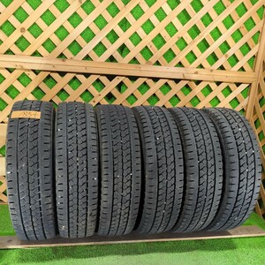 1854 ブリジストン　205/75R16 113/111 L LT バリ山　スタッドレス　６本　7.5分山〜８分山　2017 激安プライス