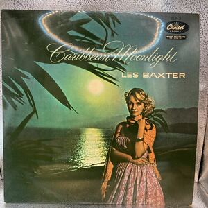 洗浄済 LP レコード CARIBBEAN MOONLIGHT LES BAXTER AND HIS ORCHESTRA カリブの月 レス バクスター楽団 2LP-3