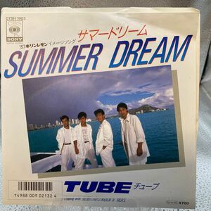 再生良好 チューブ TUBE EPレコード サマードリーム 真夏の夜はROCK'n' ROLL