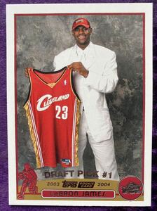 NBAカードLebron James Topps 人気ルーキーカード 2003 Topps Basketball *とても綺麗な状態です*1円スタート