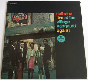 US Coltrane live at village vanguard again! Impulse! A-9124 ジョン・コルトレーン ライヴアット・ヴィレッジ・ヴァンガード・アゲイン!