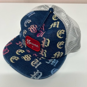 Supreme シュプリーム Gradient Jacquard Denim MeshBack ５‐Panel メンズキャップ