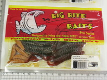 管理番号エ 未開封 6 BIG BITE BAITS ビッグバイトベイツ Squirrel Tail Worm スクワールテールワーム ストレート アメリカン ルアー_画像4