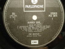 BV-542 レコードコレクション RUBBER SOUL THE BEATLES PARLOPHONE_画像5