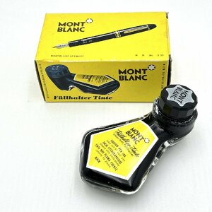 MONT BLANC モンブラン インク瓶 ブラック BLACK 万年筆 コレクション 箱入 保管品 インクボトル ペンインク INK 【道楽銭函】