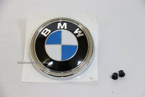 @BMW純正 リアトランク エンブレム ＋取付グロメット 51147157696