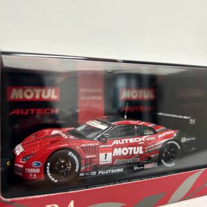 EBBRO P-4 1/43 MOTUL AUTECH GT-R SGT 2009 year Rd.7 Fuji #1 SUPER GT500ps.@ mountain . EBBRO NISSAN R35mochu-ru "Autech" Nissan minicar 