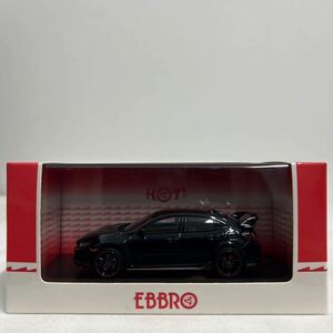 EBBRO 1/43 HONDA CIVIC TYPE R 2017年 Crystal Black Pearl エブロ ホンダ シビック タイプR FK8 ミニカー モデルカー